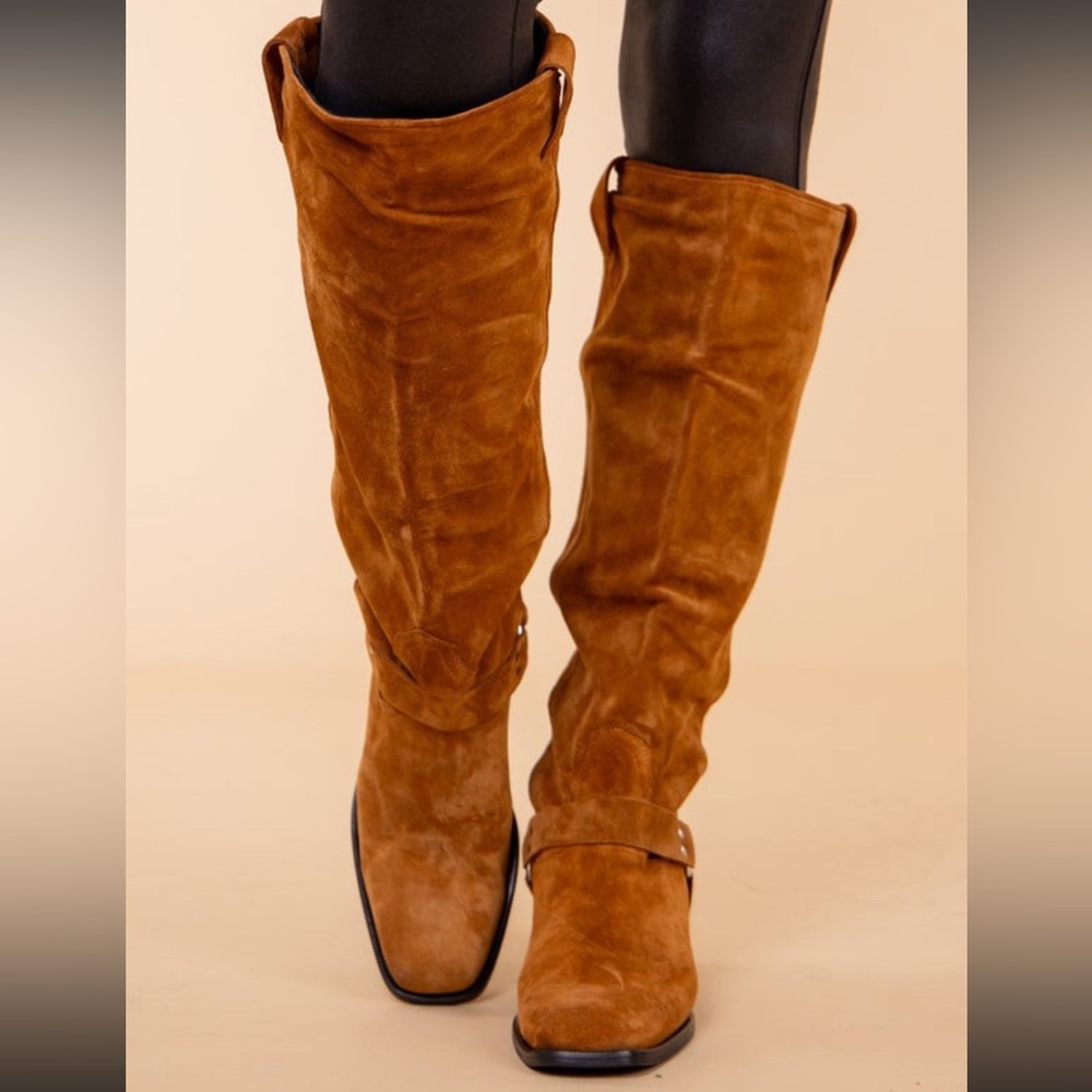 Free People Lockart Harness Boot - Cognac - 37 - 7 - Picture 3 of 17